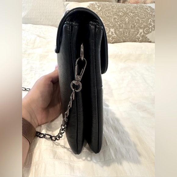 Black studded crossbody bag - Picture 8 of 9